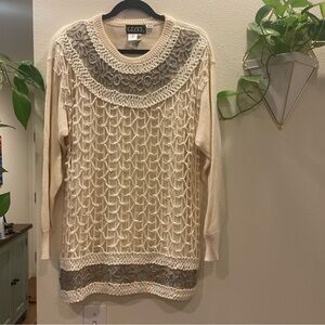 Vintage pearl sweater